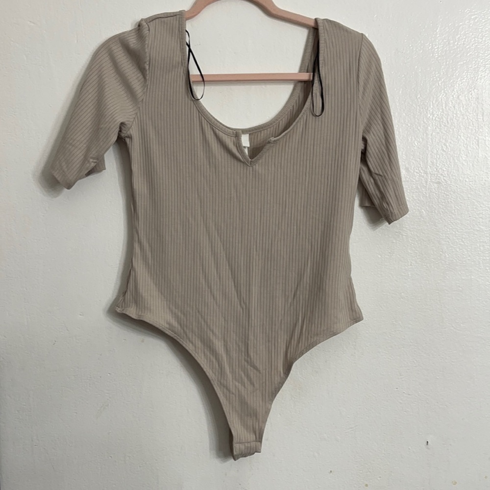 Beige bodysuit